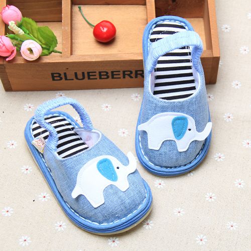 Pantoufles enfants en coton pour printemps - Ref 1036326