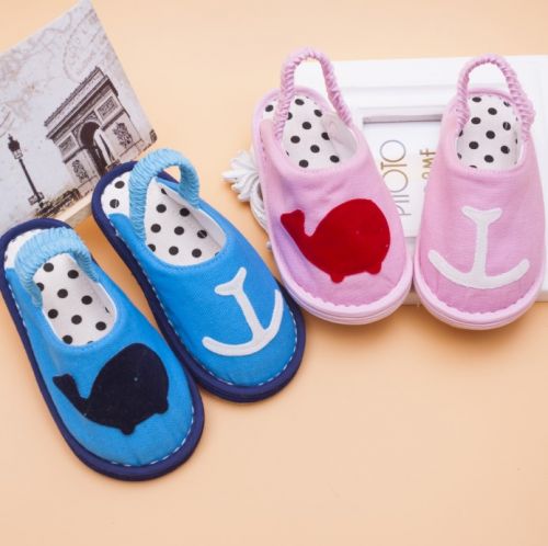 Pantoufles enfants en coton pour Toute saison - semelle Melaleuca Ref 1036342