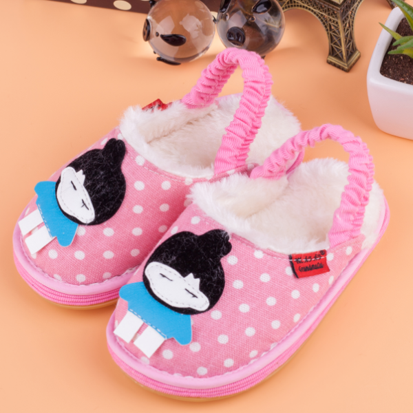 Pantoufles enfants en coton pour hiver - semelle Melaleuca Ref 1036344