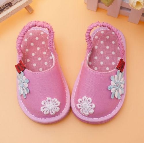 Pantoufles enfants en coton pour Toute saison - semelle Melaleuca Ref 1036346