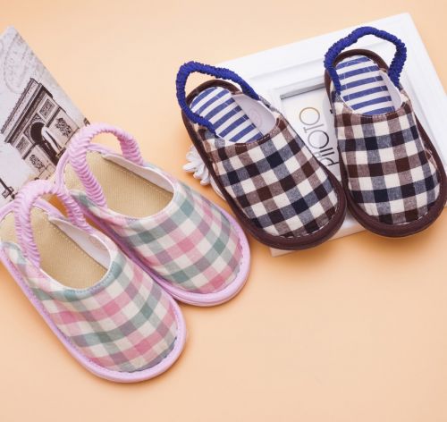 Pantoufles enfants en coton pour Toute saison - semelle Melaleuca Ref 1036348