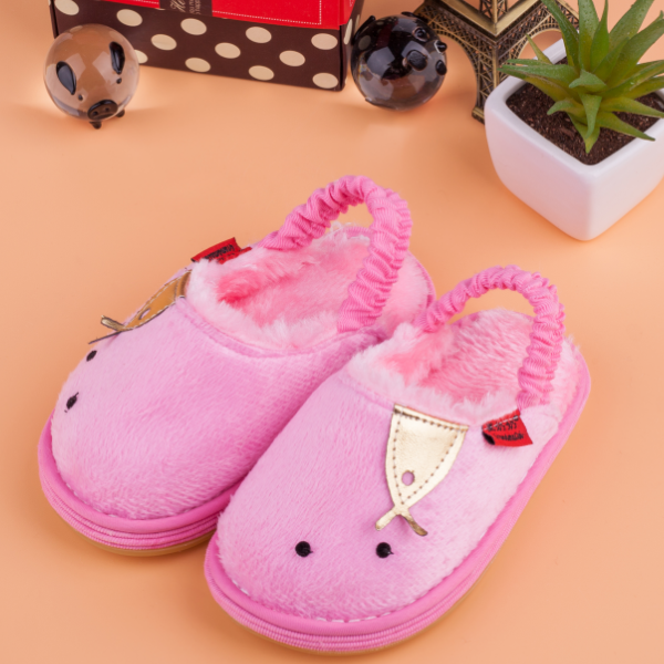 Pantoufles enfants en coton pour hiver - semelle Melaleuca Ref 1036353