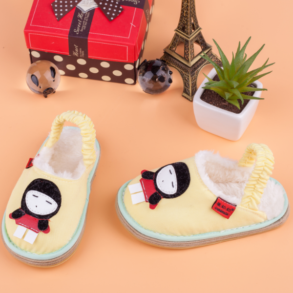 Pantoufles enfants en coton pour hiver - semelle Melaleuca Ref 1036360
