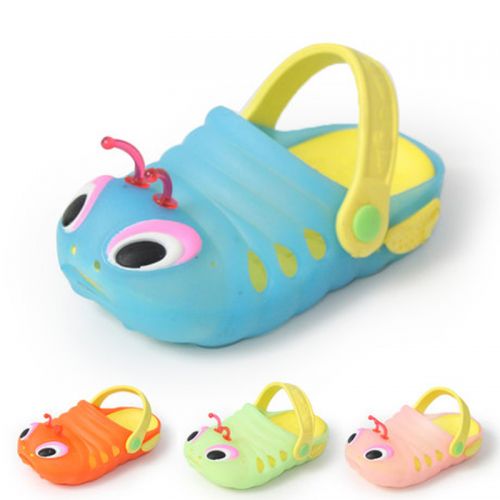 Pantoufles enfants en Cuir spatial pour été - semelle plastique Ref 985963