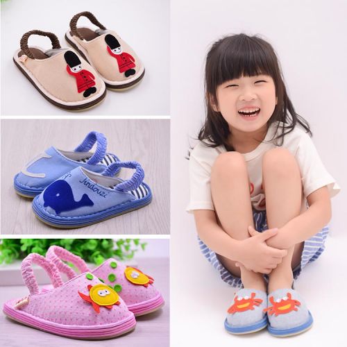 Pantoufles enfants en coton pour printemps - Ref 986290