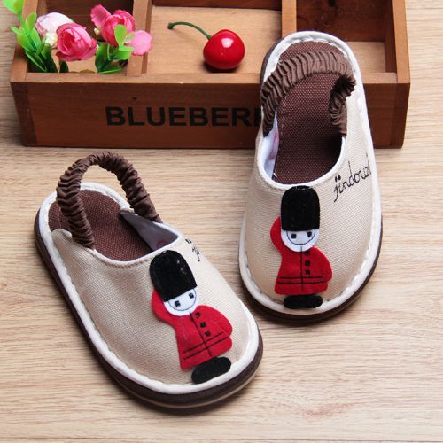 Pantoufles enfants en coton pour printemps - Ref 986334