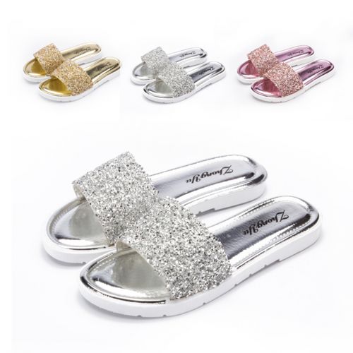 Pantoufles enfants pour été - semelle caoutchouc antidérapant Ref 986370