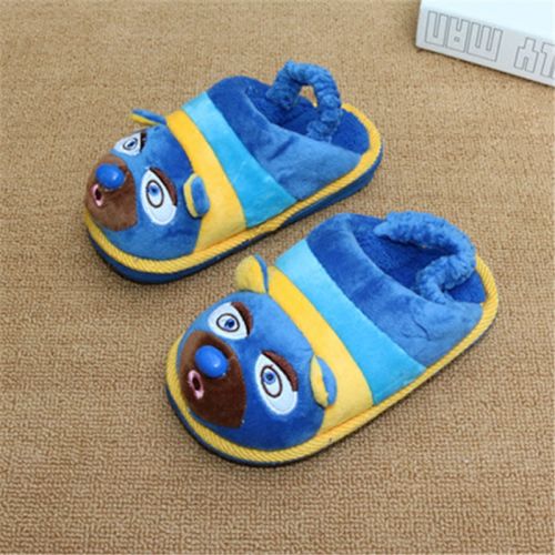 Pantoufles enfants en pour hiver - semelle caoutchouc Ref 986445