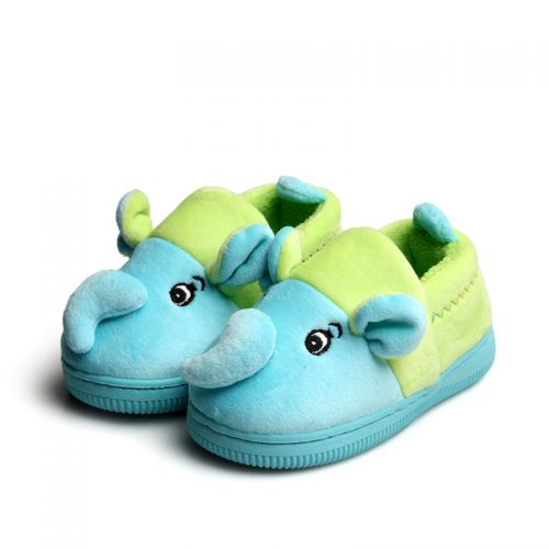 Pantoufles enfants en pour hiver - semelle caoutchouc Ref 986446