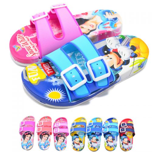 Pantoufles enfants en EVA DISNEY pour été - semelle plastique Ref 986577