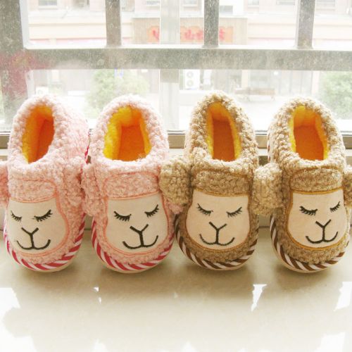 Pantoufles enfants en pour hiver - semelle plastique Ref 987022