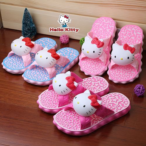 Pantoufles enfants HELLO KITTY pour été - semelle caoutchouc Ref 987076