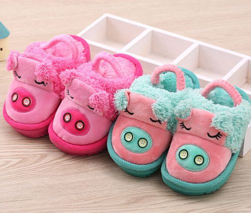 Pantoufles enfants en pour hiver - semelle fond composite Ref 987082