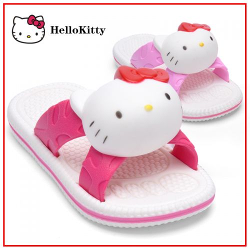 Pantoufles enfants HELLO KITTY pour été - semelle plastique Ref 987115