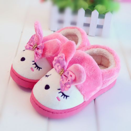 Pantoufles enfants en pour hiver - semelle EVA Ref 987223