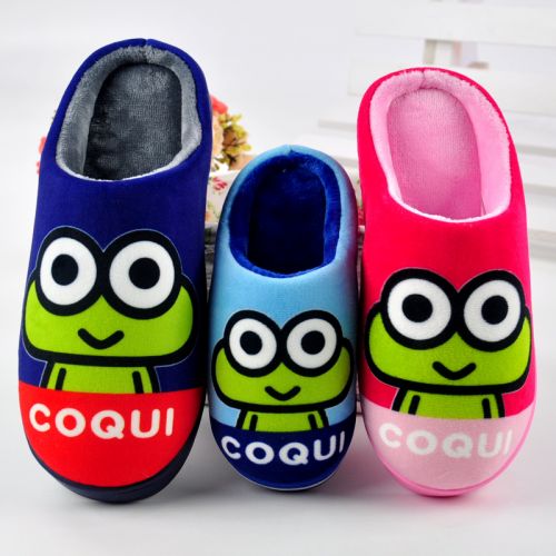 Pantoufles enfants en COQUI pour hiver - semelle caoutchouc Ref 987224