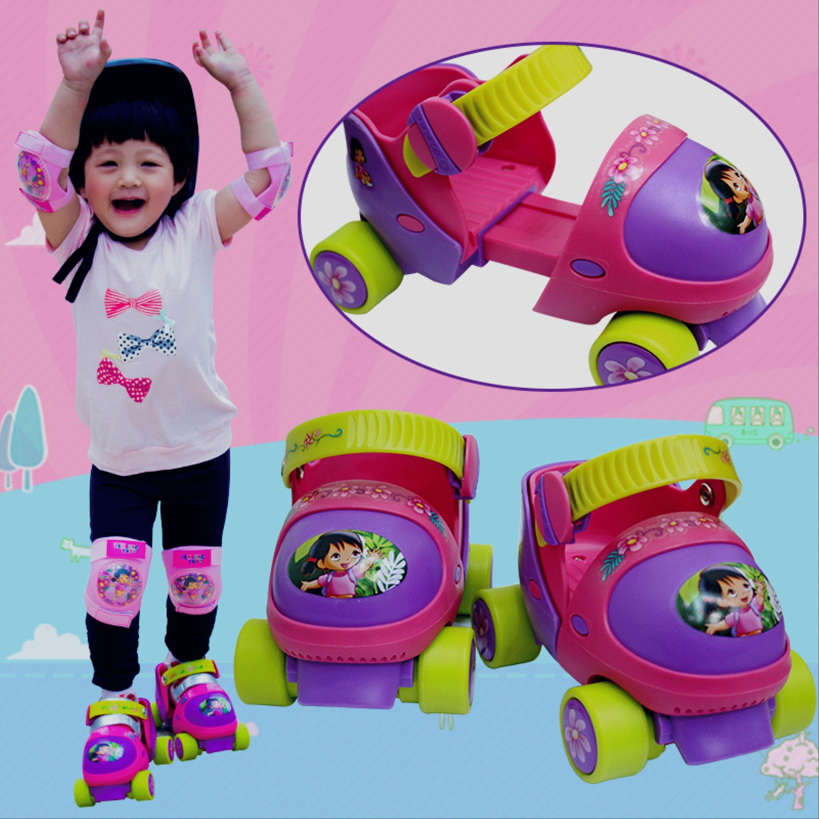 Patins à roulettes pour enfant - Ref 2583411