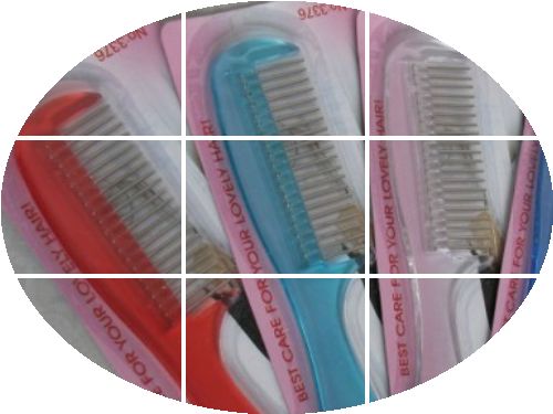 Peigne et brosse à cheveux - Ref 258221