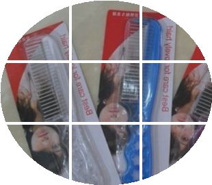 Peigne et brosse à cheveux - Ref 260265