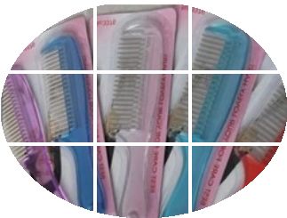Peigne et brosse à cheveux - Ref 260402