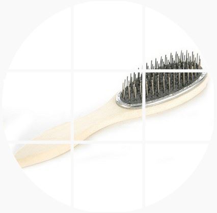 Peigne et brosse à cheveux - Ref 261009