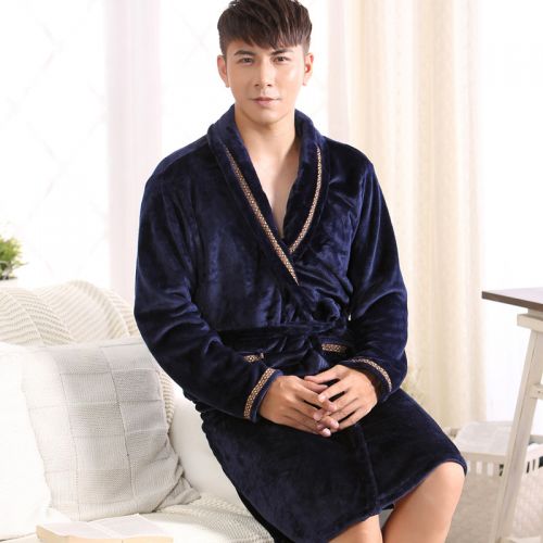  Peignoir jeunesse SWEET MINIHU robes bleu foncé de ruban homme - Ref 591770