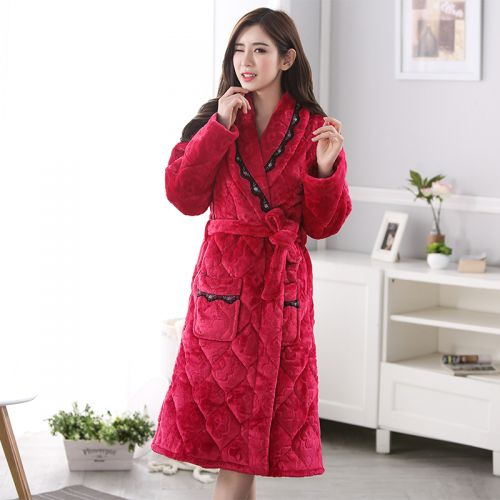  Peignoir jeunesse Quilted rouge - Ref 592975