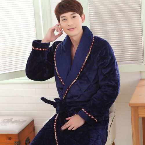 Peignoir jeunesse impression Sapphire robe matelassée bleu - Ref 594117