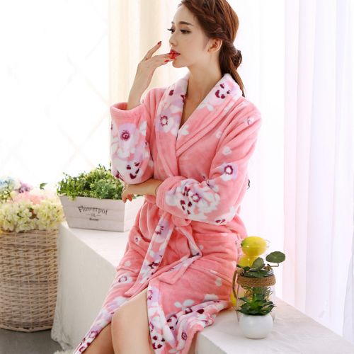  Peignoir jeunesse SWEET MINIHU positionnement Fondation robe féminine imprimée - Ref 598589