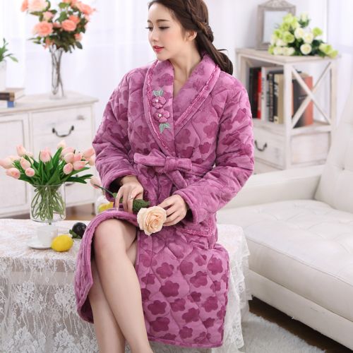  Peignoir jeunesse Quilted nuisette violet - Ref 602654