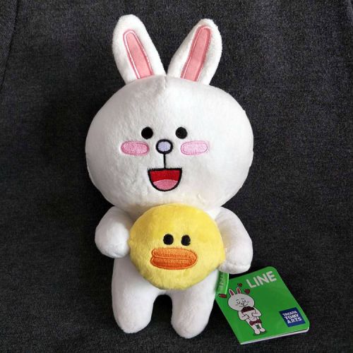 Peluche manga LINE FRIENDS en peluche Lapin peut ni - Ref 2694500