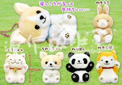 Peluche manga AMUSE en peluche Sommeil ko ro ga ri equipe - Ref 2695049