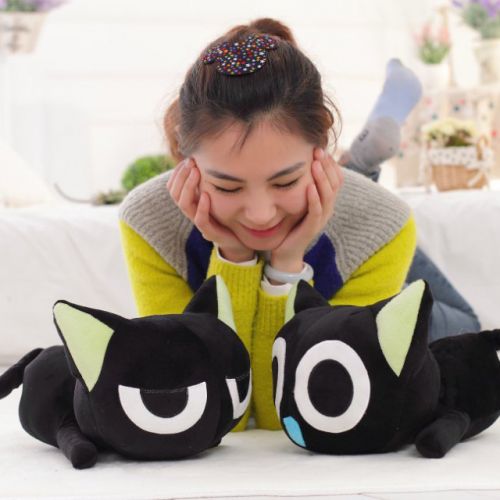 Peluche manga en peluche Luo Wars noir - Ref 2695104