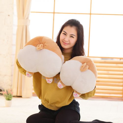 Peluche manga en peluche oreiller ass Corgi - Ref 2695204