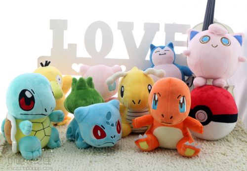 Peluche manga en peluche Pokemon serie Charmander Snorlax Elf balle - Ref 2695210