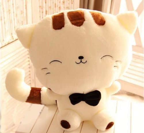 Peluche manga en peluche visage Big cat - Ref 2695647