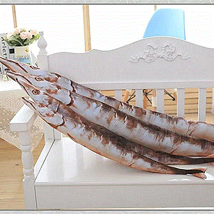 Peluche manga en peluche collection flotte Saury Salted - Ref 2696515