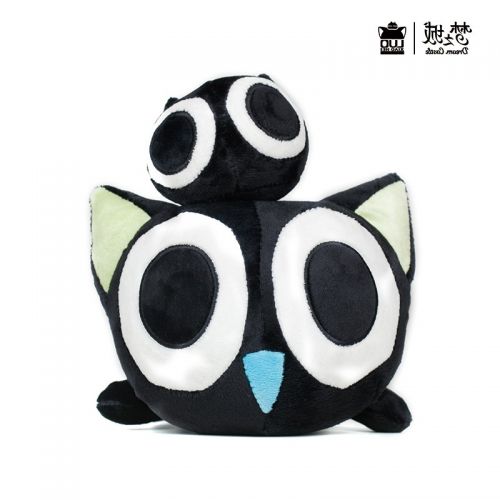 Peluche manga en peluche Luo Wars noir - Ref 2697177