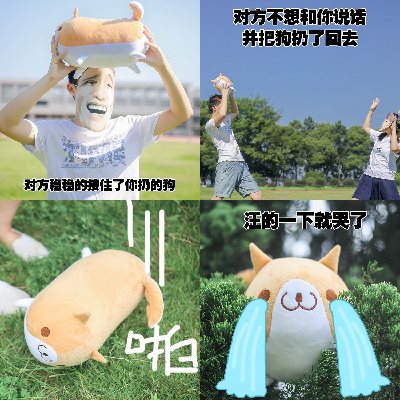 Peluche manga melon d origine tordu - Ref 2697256
