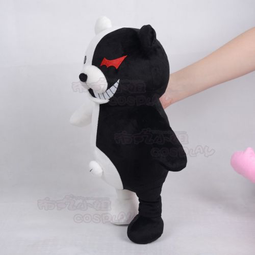 Peluche manga en peluche Sur le projectile casse Ours noir et blanc - Ref 2697540