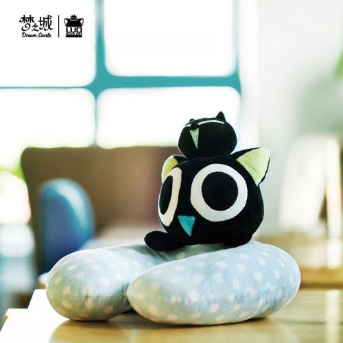 Peluche manga en peluche Luo Wars noir - Ref 2697561