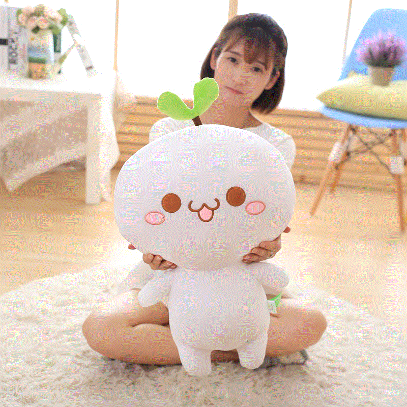 Peluche manga en peluche Herbe texte Yan - Ref 2697578