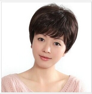 Perruque cheveux raides Court - Ref 2607278