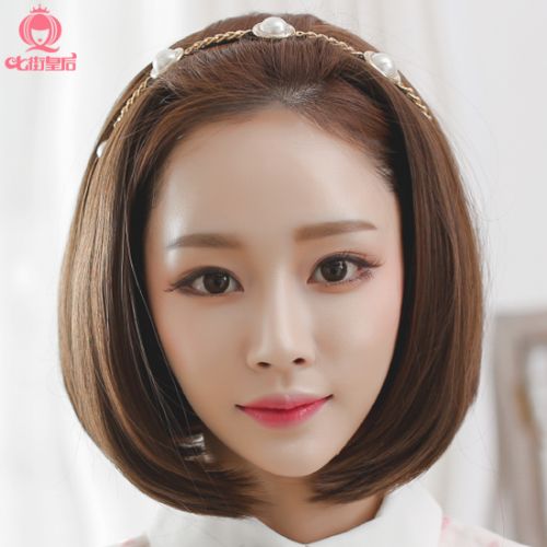 Perruque cheveux raides Court - Ref 2607280