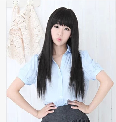 Perruque Long cheveux raides - Ref 2607532