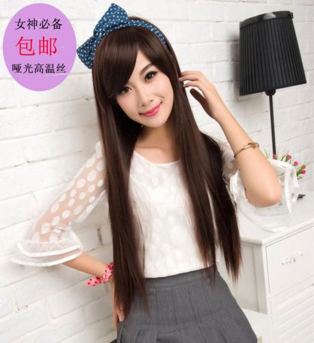 Perruque Long cheveux raides - Ref 2607606