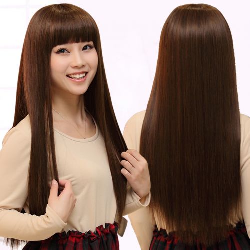 Perruque Long cheveux raides - Ref 2607610