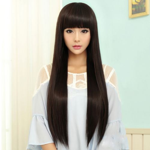 Perruque Long cheveux raides - Ref 2607636