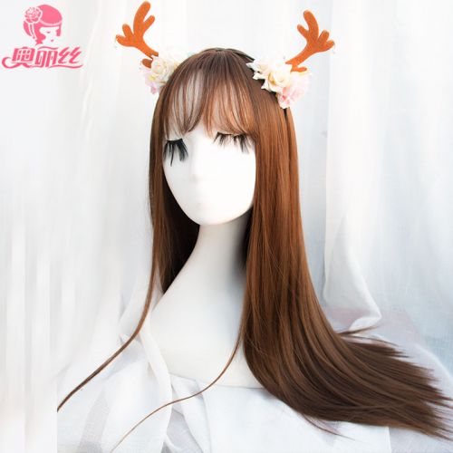 Perruque Long cheveux raides - Ref 2607811