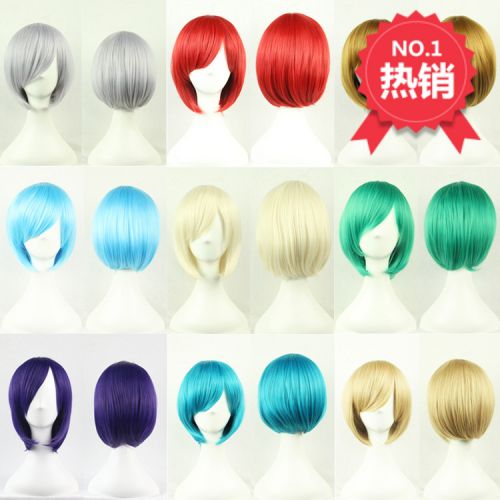 Perruque cheveux raides Court - Ref 2607878